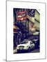 Urban Street Scene with NYC Sheriff Car in Fulton Street - Financial District - Manhattan-Philippe Hugonnard-Mounted Art Print