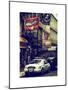 Urban Street Scene with NYC Sheriff Car in Fulton Street - Financial District - Manhattan-Philippe Hugonnard-Mounted Art Print