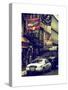 Urban Street Scene with NYC Sheriff Car in Fulton Street - Financial District - Manhattan-Philippe Hugonnard-Stretched Canvas