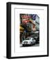 Urban Street Scene with NYC Sheriff Car in Fulton Street - Financial District - Manhattan-Philippe Hugonnard-Framed Art Print