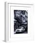 Urban Street Scene with NYC Sheriff Car in Fulton Street - Financial District - Manhattan-Philippe Hugonnard-Framed Art Print