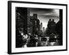 Urban Street Scene with NYC Yellow Taxis and the One World Trade Center of Manhattan in Winter-Philippe Hugonnard-Framed Photographic Print