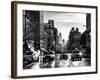 Urban Street Scene with NYC Yellow Taxis and the One World Trade Center of Manhattan in Winter-Philippe Hugonnard-Framed Photographic Print