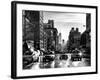 Urban Street Scene with NYC Yellow Taxis and the One World Trade Center of Manhattan in Winter-Philippe Hugonnard-Framed Photographic Print