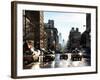 Urban Street Scene with NYC Yellow Taxis and the One World Trade Center of Manhattan in Winter-Philippe Hugonnard-Framed Photographic Print