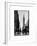 Urban Street Scene with the Empire State Building in Winter-Philippe Hugonnard-Framed Photographic Print