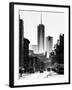 Urban Street Scene with the One World Trade Center (1WTC) in Winter-Philippe Hugonnard-Framed Photographic Print
