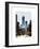 Urban Street Scene with the One World Trade Center (1WTC) in Winter-Philippe Hugonnard-Framed Art Print