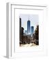 Urban Street Scene with the One World Trade Center (1WTC) in Winter-Philippe Hugonnard-Framed Art Print