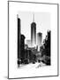 Urban Street Scene with the One World Trade Center (1WTC) in Winter-Philippe Hugonnard-Mounted Art Print