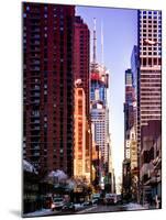 Urban Street View at Nighfall-Philippe Hugonnard-Mounted Photographic Print