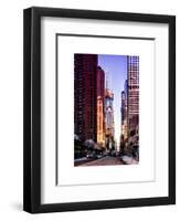 Urban Street View at Nighfall-Philippe Hugonnard-Framed Art Print