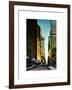 Urban Street View at Nighfall-Philippe Hugonnard-Framed Art Print