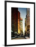 Urban Street View at Nighfall-Philippe Hugonnard-Framed Art Print