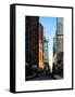 Urban Street View at Nighfall-Philippe Hugonnard-Framed Stretched Canvas