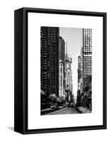 Urban Street View at Nighfall-Philippe Hugonnard-Framed Stretched Canvas