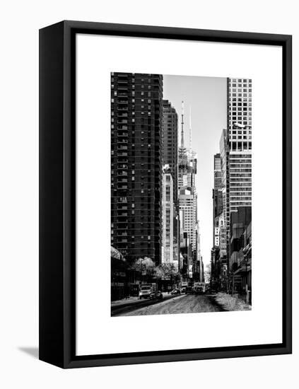 Urban Street View at Nighfall-Philippe Hugonnard-Framed Stretched Canvas