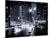 Urban Street View on Avenue of the Americas by Night-Philippe Hugonnard-Mounted Photographic Print