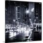 Urban Street View on Avenue of the Americas by Night-Philippe Hugonnard-Mounted Photographic Print