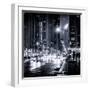 Urban Street View on Avenue of the Americas by Night-Philippe Hugonnard-Framed Photographic Print