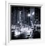 Urban Street View on Avenue of the Americas by Night-Philippe Hugonnard-Framed Photographic Print