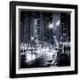 Urban Street View on Avenue of the Americas by Night-Philippe Hugonnard-Framed Photographic Print