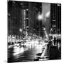 Urban Street View on Avenue of the Americas by Night-Philippe Hugonnard-Mounted Photographic Print