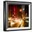 Urban Street View on Avenue of the Americas by Night-Philippe Hugonnard-Framed Photographic Print