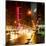 Urban Street View on Avenue of the Americas by Night-Philippe Hugonnard-Mounted Photographic Print