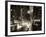 Urban Street View on Avenue of the Americas by Night-Philippe Hugonnard-Framed Photographic Print