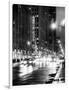 Urban Street View on Avenue of the Americas by Night-Philippe Hugonnard-Framed Photographic Print