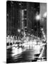 Urban Street View on Avenue of the Americas by Night-Philippe Hugonnard-Mounted Photographic Print