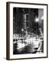 Urban Street View on Avenue of the Americas by Night-Philippe Hugonnard-Framed Photographic Print