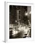 Urban Street View on Avenue of the Americas by Night-Philippe Hugonnard-Framed Photographic Print