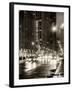 Urban Street View on Avenue of the Americas by Night-Philippe Hugonnard-Framed Photographic Print