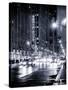 Urban Street View on Avenue of the Americas by Night-Philippe Hugonnard-Stretched Canvas