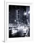 Urban Street View on Avenue of the Americas by Night-Philippe Hugonnard-Framed Photographic Print