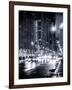 Urban Street View on Avenue of the Americas by Night-Philippe Hugonnard-Framed Photographic Print