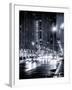 Urban Street View on Avenue of the Americas by Night-Philippe Hugonnard-Framed Photographic Print