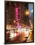 Urban Street View on Avenue of the Americas by Night-Philippe Hugonnard-Framed Photographic Print