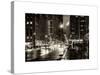 Urban Street View on Avenue of the Americas by Night-Philippe Hugonnard-Stretched Canvas