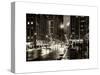 Urban Street View on Avenue of the Americas by Night-Philippe Hugonnard-Stretched Canvas