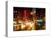 Urban Street View on Avenue of the Americas by Night-Philippe Hugonnard-Stretched Canvas