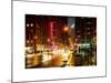 Urban Street View on Avenue of the Americas by Night-Philippe Hugonnard-Mounted Art Print