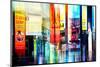 Urban Stretch Series - Advertising Signs Times Square - Manhattan - New York-Philippe Hugonnard-Mounted Photographic Print