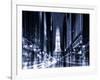 Urban Stretch Series - City Hall and Avenue of the Arts by Night - Philadelphia - Pennsylvania-Philippe Hugonnard-Framed Photographic Print