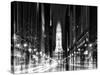 Urban Stretch Series - City Hall and Avenue of the Arts by Night - Philadelphia - Pennsylvania-Philippe Hugonnard-Stretched Canvas