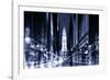 Urban Stretch Series - City Hall and Avenue of the Arts by Night - Philadelphia-Philippe Hugonnard-Framed Photographic Print