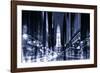 Urban Stretch Series - City Hall and Avenue of the Arts by Night - Philadelphia-Philippe Hugonnard-Framed Photographic Print