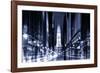 Urban Stretch Series - City Hall and Avenue of the Arts by Night - Philadelphia-Philippe Hugonnard-Framed Photographic Print